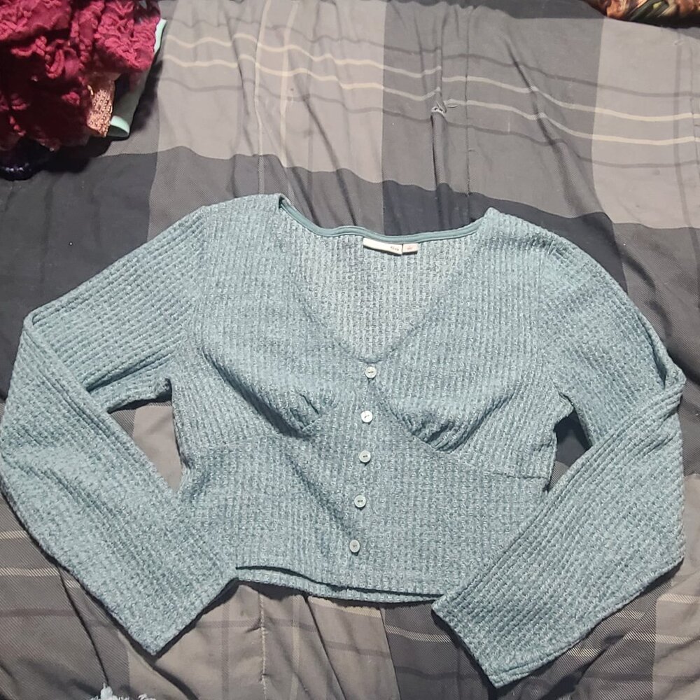 Crop top sweater - Blue